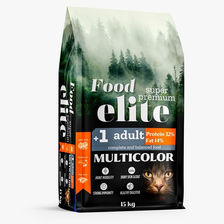 FOOD ELITE with MULTICOLOR, Lamb, Chicken Salmon